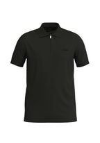 Polo Masculina Malha Manga Curta Com Zíper