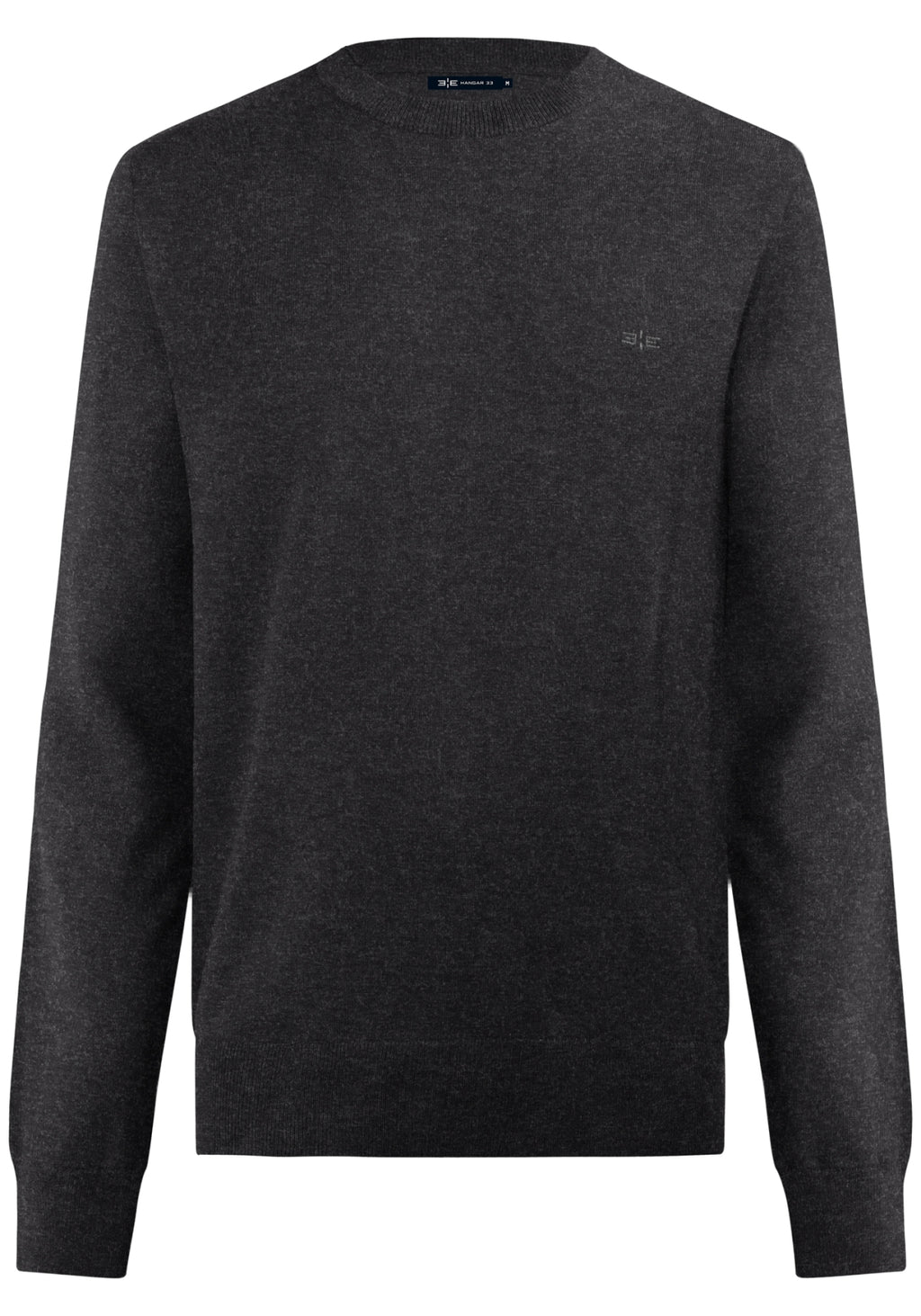 Camisa Blusão Masculina Básico Tricô Manga Longa Gola Redonda