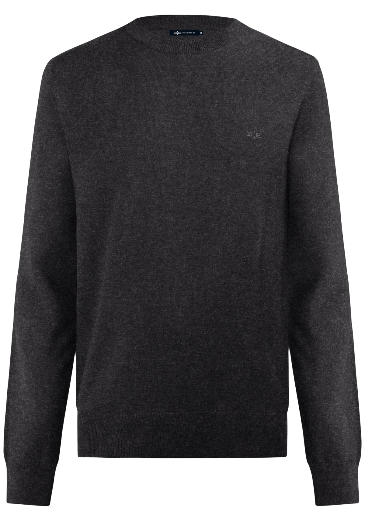 Camisa Blusão Masculina Básico Tricô Manga Longa Gola Redonda