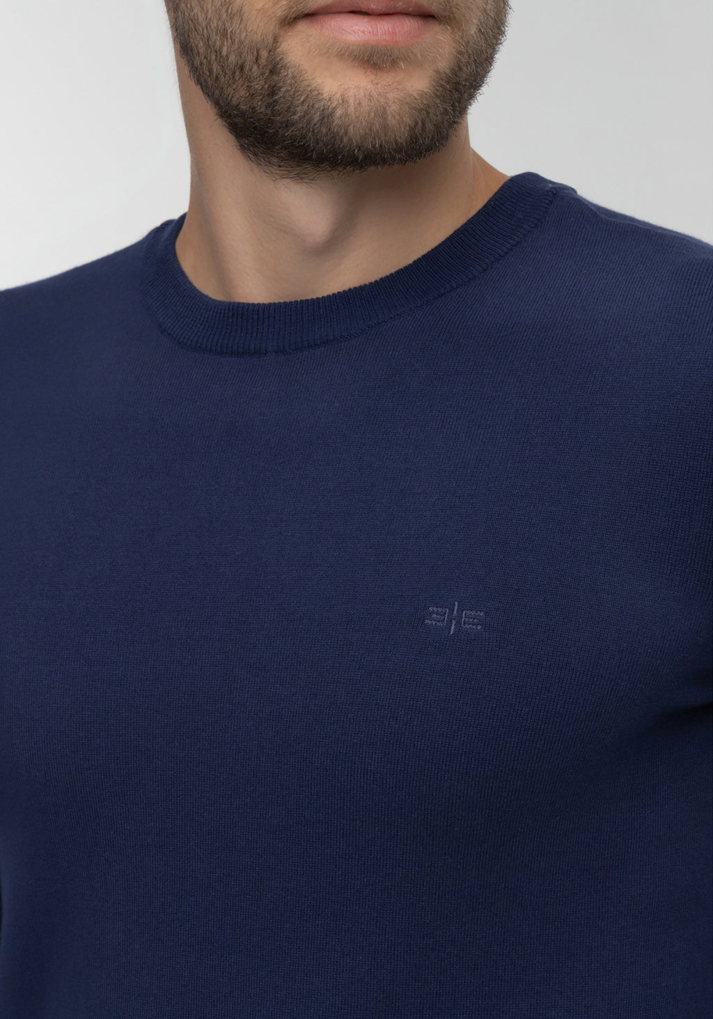 Camisa Blusão Masculina Básico Tricô Manga Longa Gola Redonda