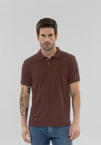 Camisa Polo Básica Masculina Pima Malha Manga Curta