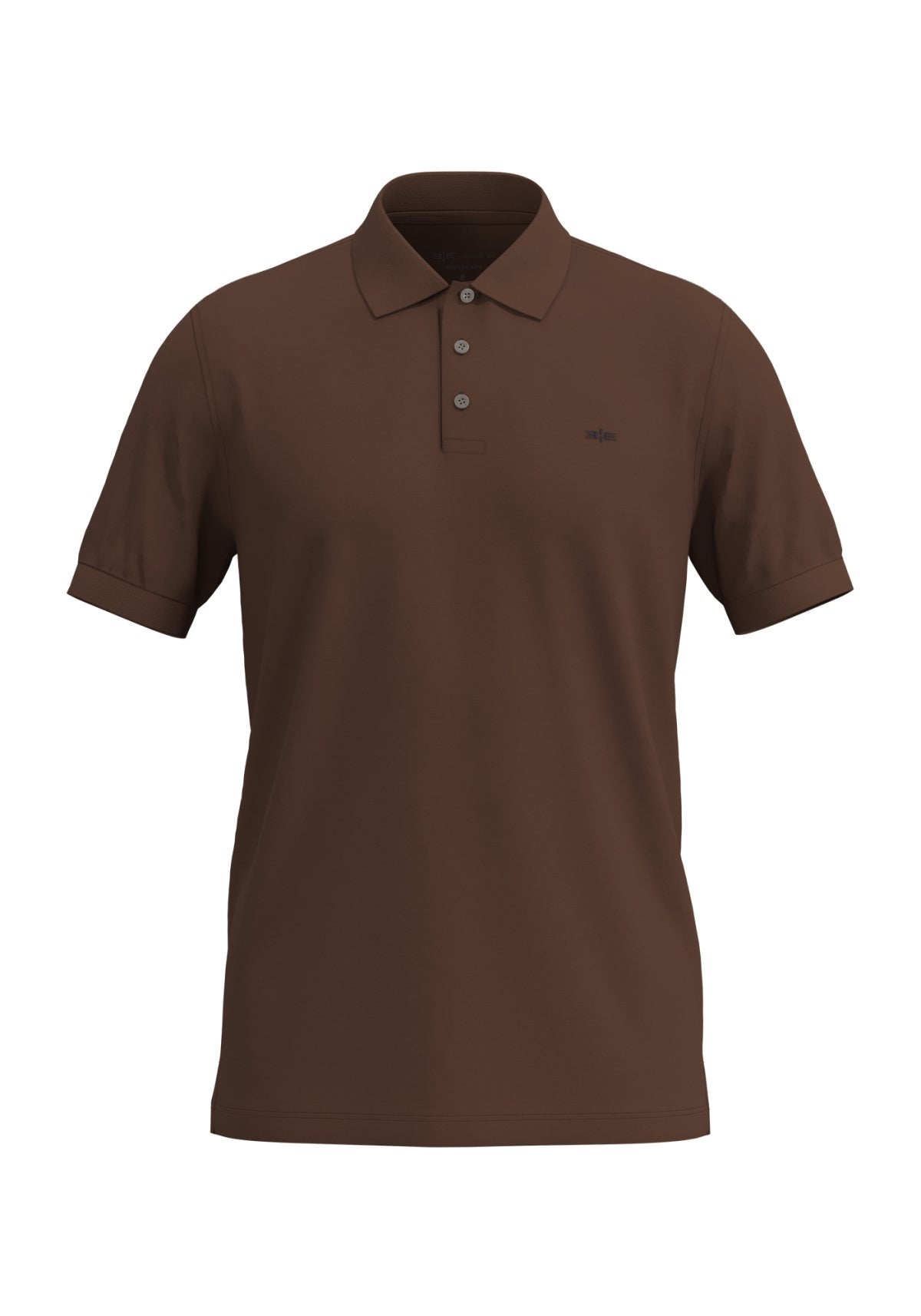 Camisa Polo Básica Masculina Pima Malha Manga Curta