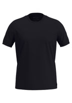 Camiseta Masculina Lisa Malha Friso na Manga Em Algodão