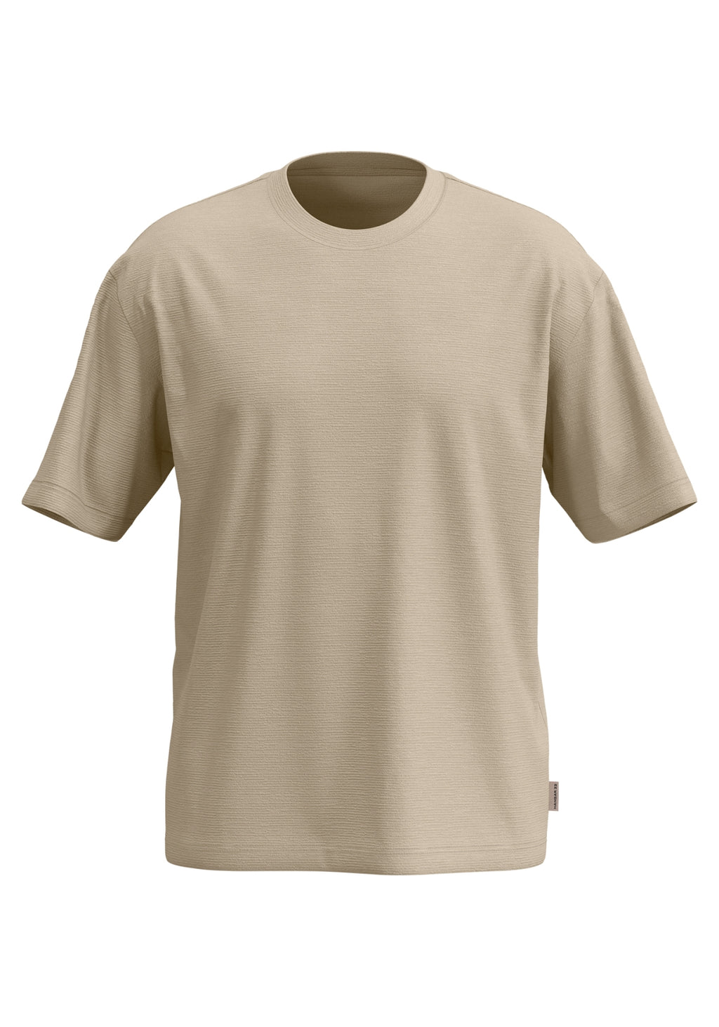 Camiseta Masculina Oversized Malha Texturizada De Algodão