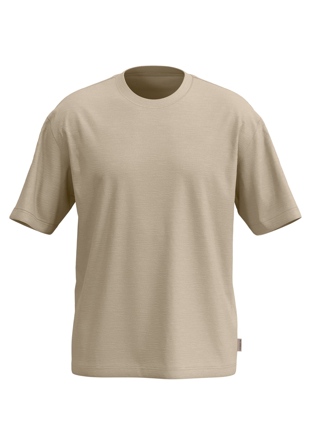 Camiseta Masculina Oversized Malha Texturizada De Algodão