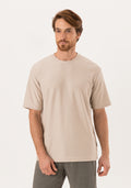 Camiseta Masculina Oversized Malha Texturizada De Algodão
