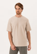 Camiseta Masculina Oversized Malha Texturizada De Algodão