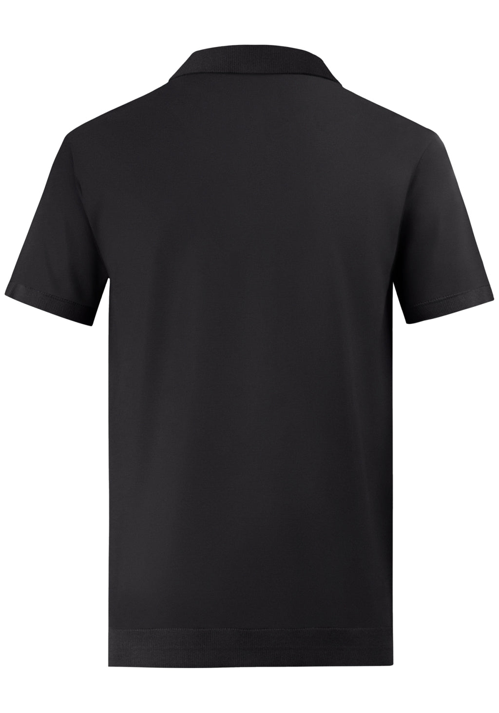 Camisa Polo Zíper Malha Tricô Super Leve