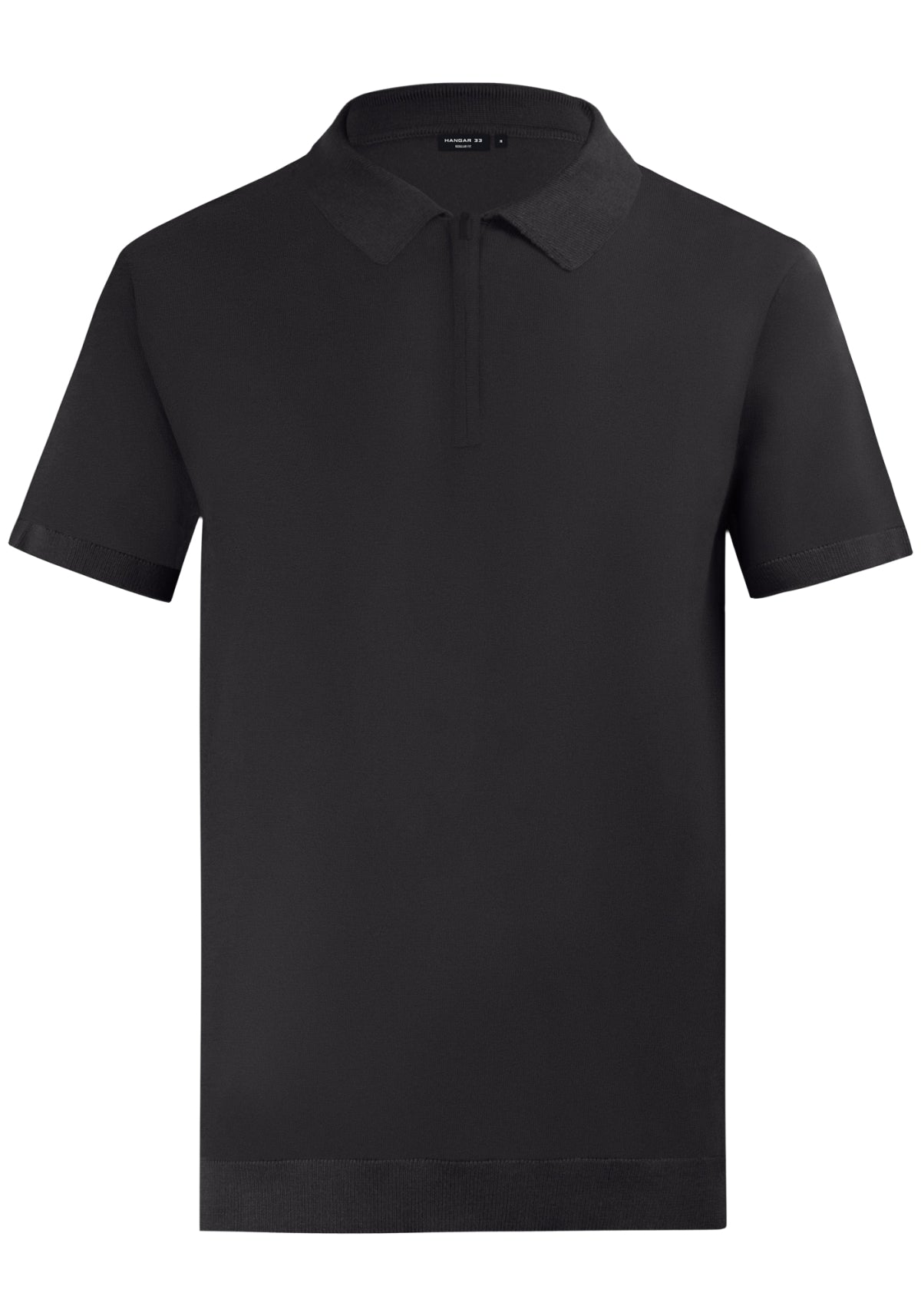 Camisa Polo Zíper Malha Tricô Super Leve