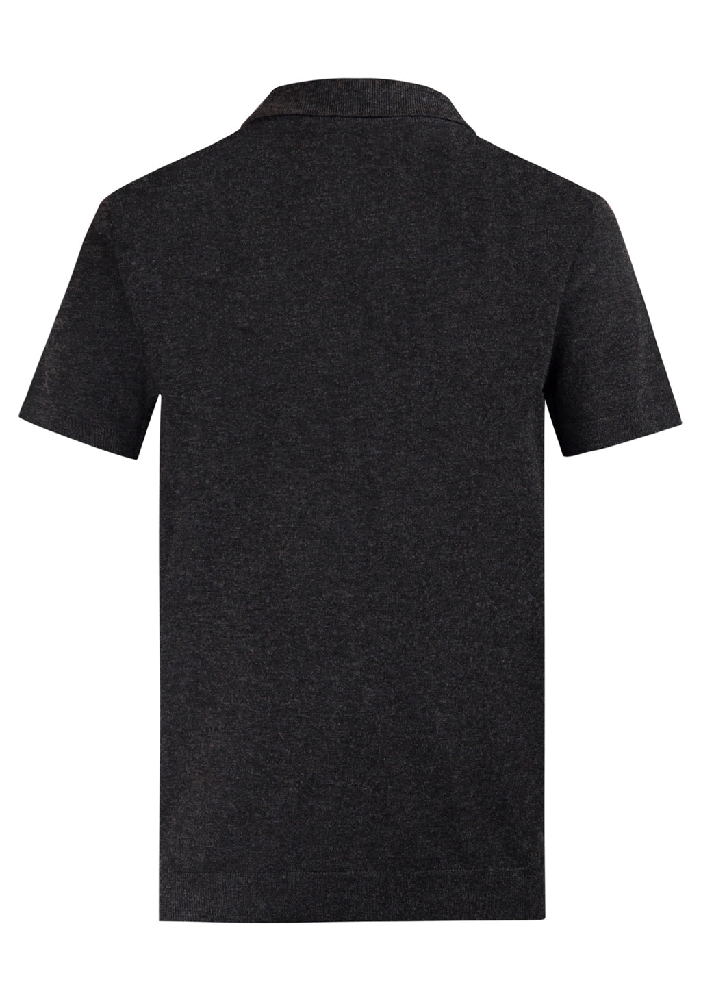 Camisa Polo Zíper Malha Tricô Super Leve