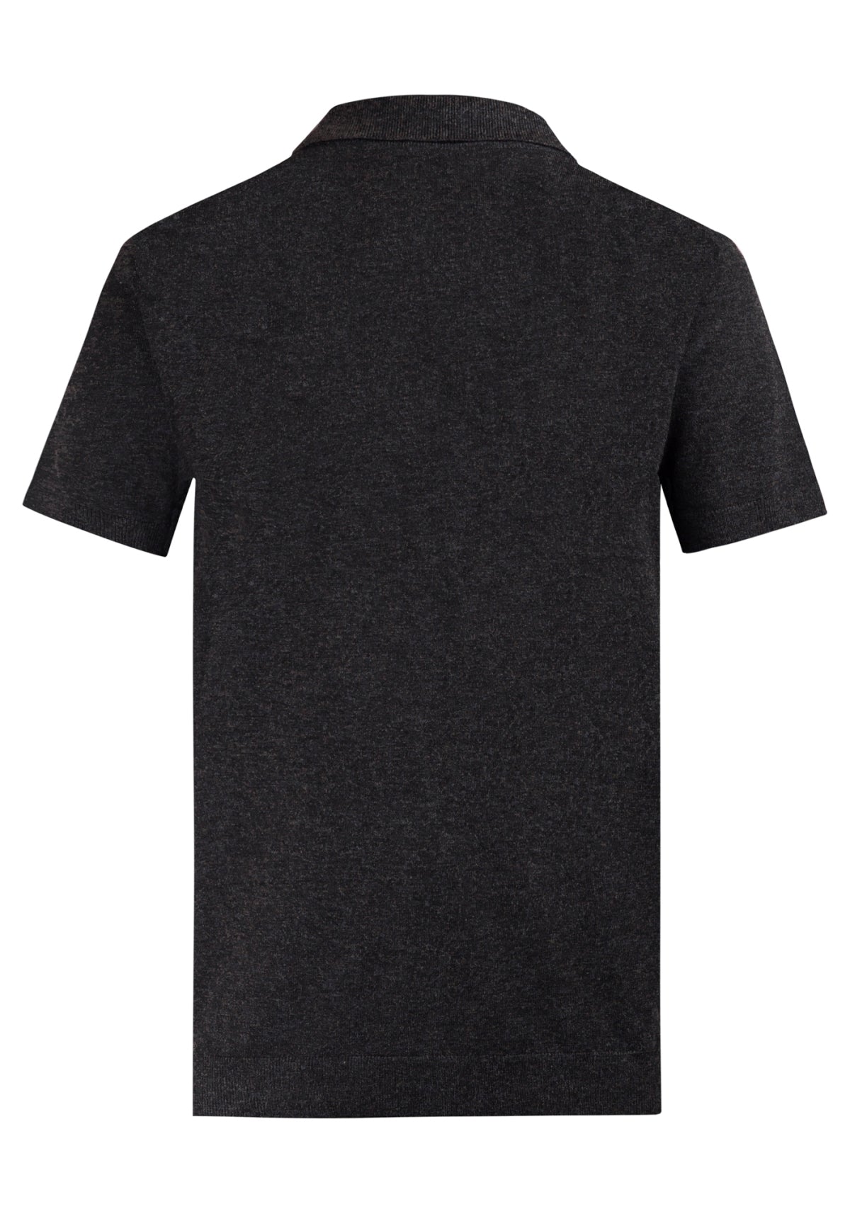 Camisa Polo Zíper Malha Tricô Super Leve