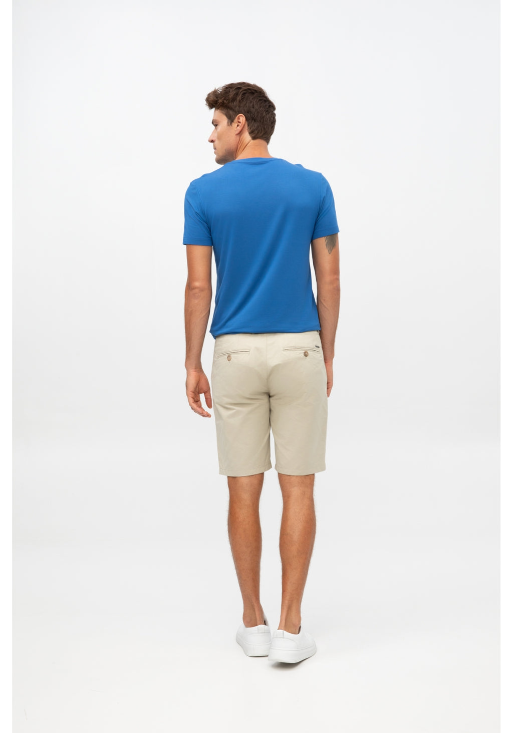 Bermuda Masculina Alfaiataria Básica Premium Slim
