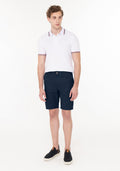 Bermuda Masculina Alfaiataria Básica Premium Slim