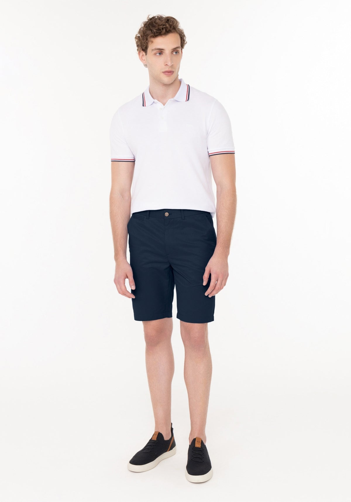 Bermuda Masculina Alfaiataria Básica Premium Slim