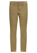 Calça Slim Sarja Com Elastano Masculina Confortável Leve