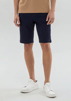 Bermuda Reta Radial Em Jeans Amaciado