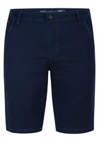 Bermuda Reta Radial Em Jeans Amaciado
